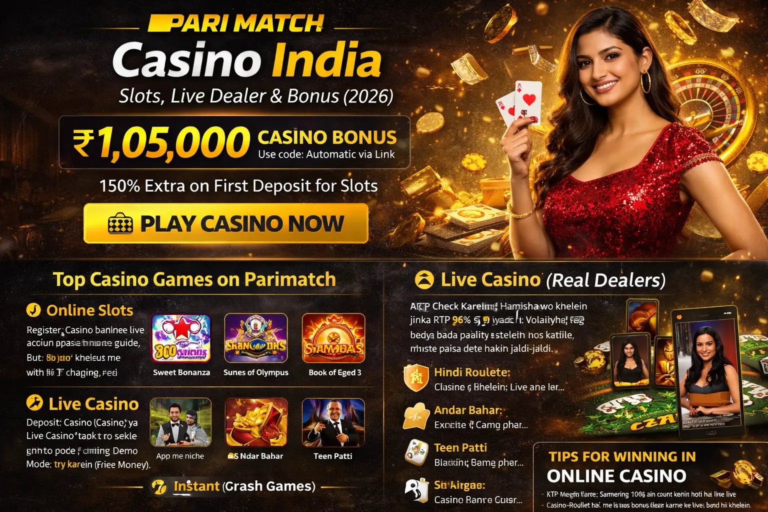 Parimatch Casino and Slots Online India